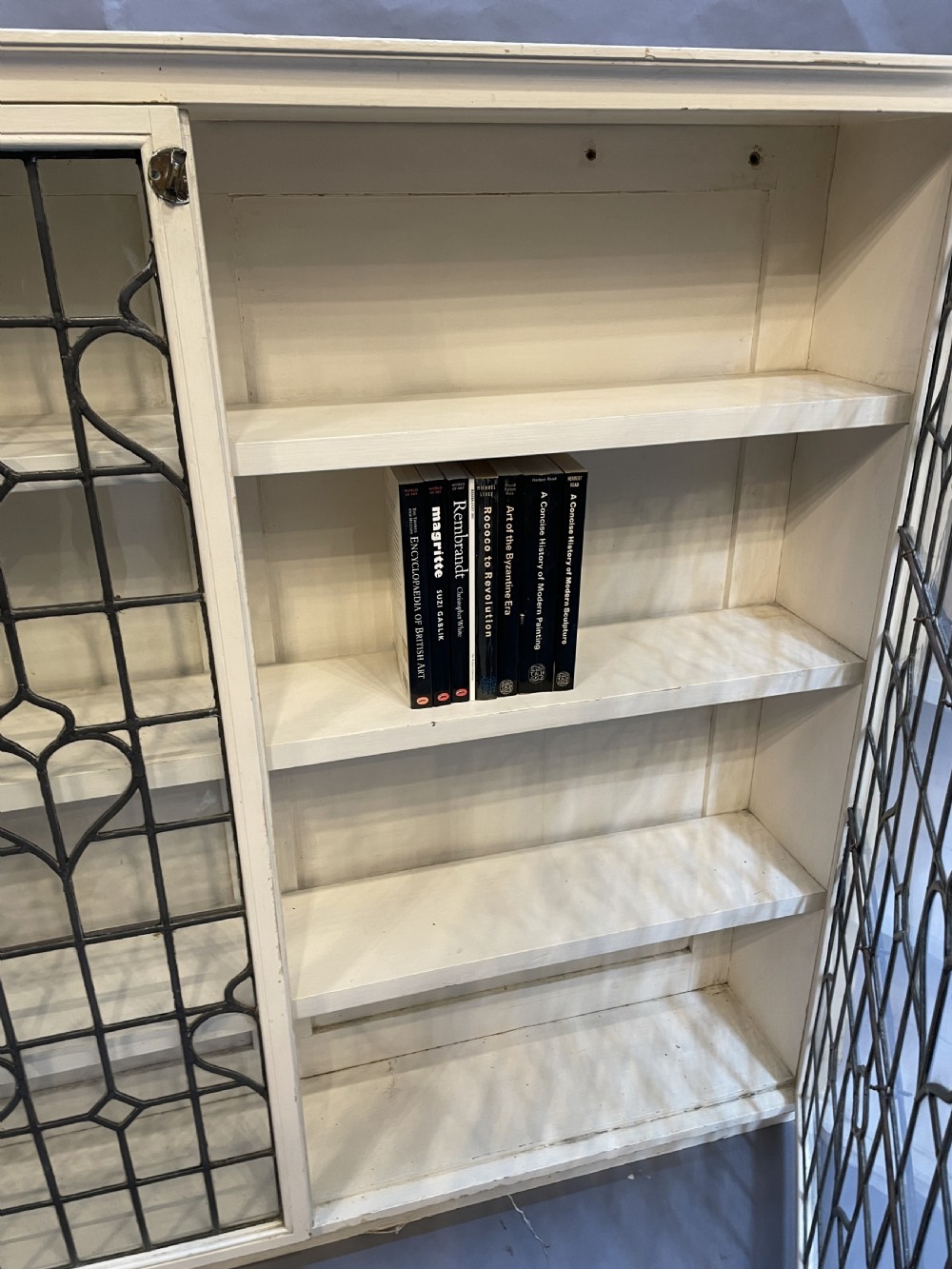 arts and crafts glazed bookcase View VII