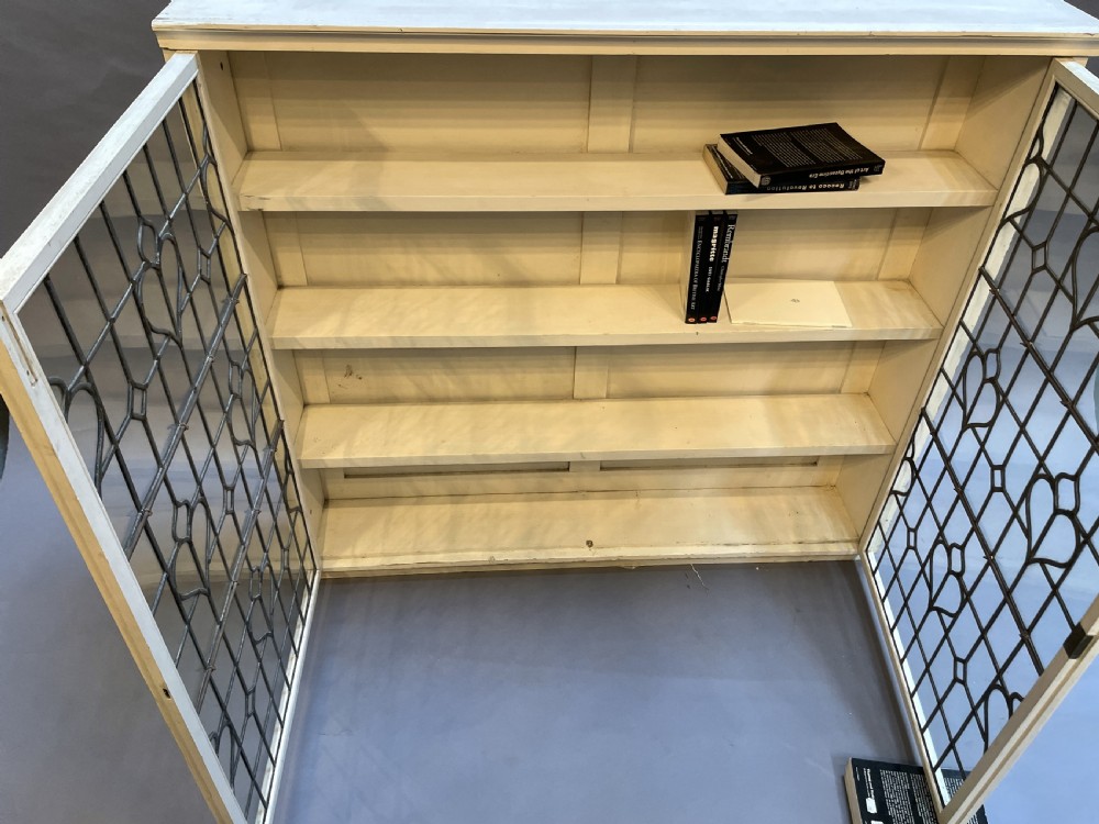 arts and crafts glazed bookcase View IX