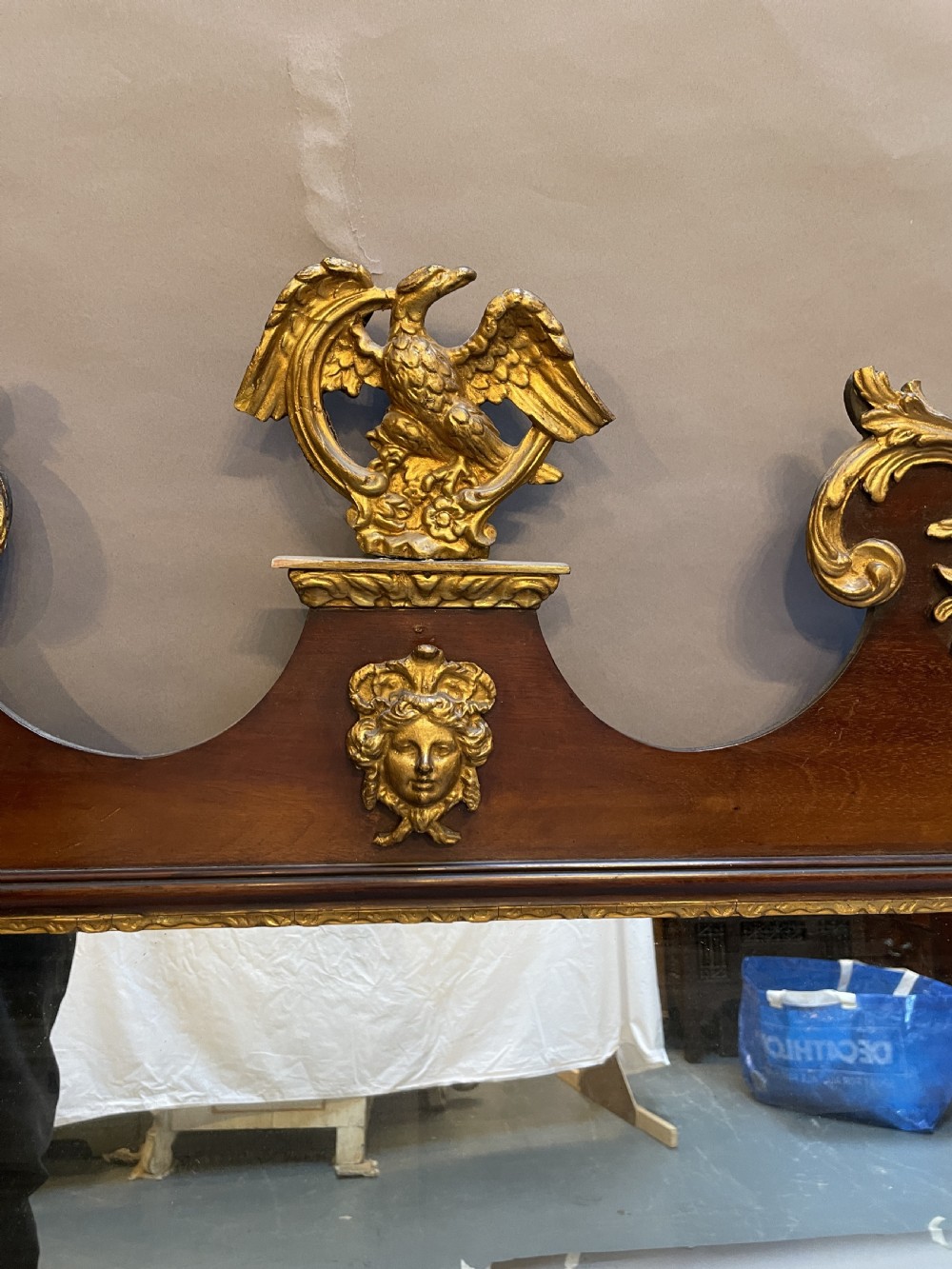 Georgian Revival overmantel mirror View IV