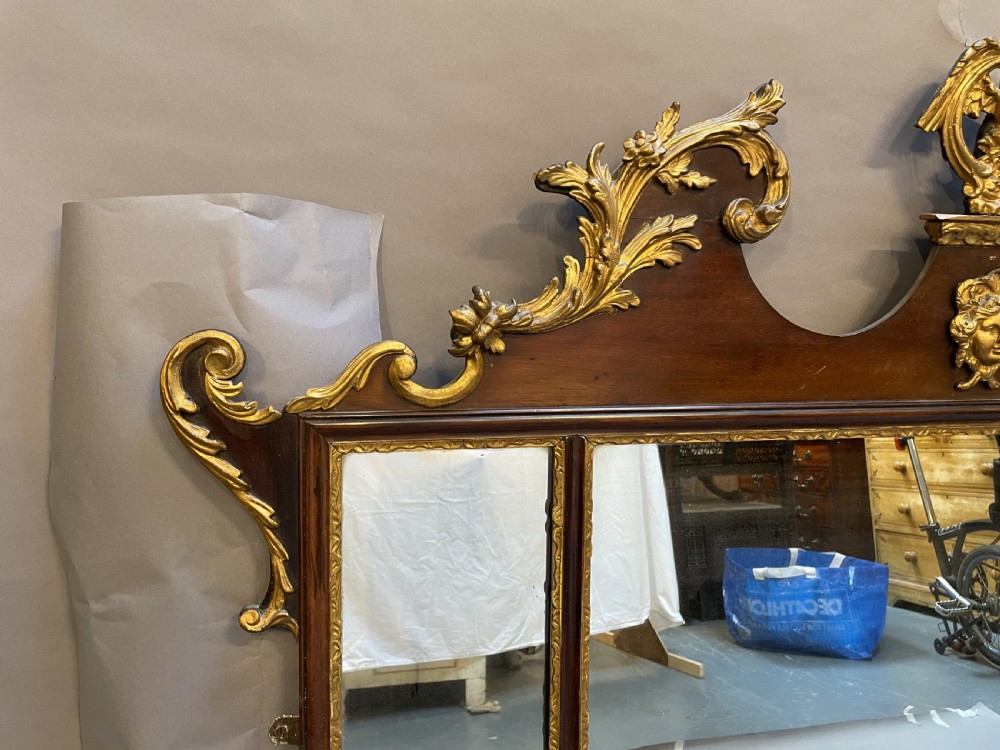 Georgian Revival overmantel mirror View V