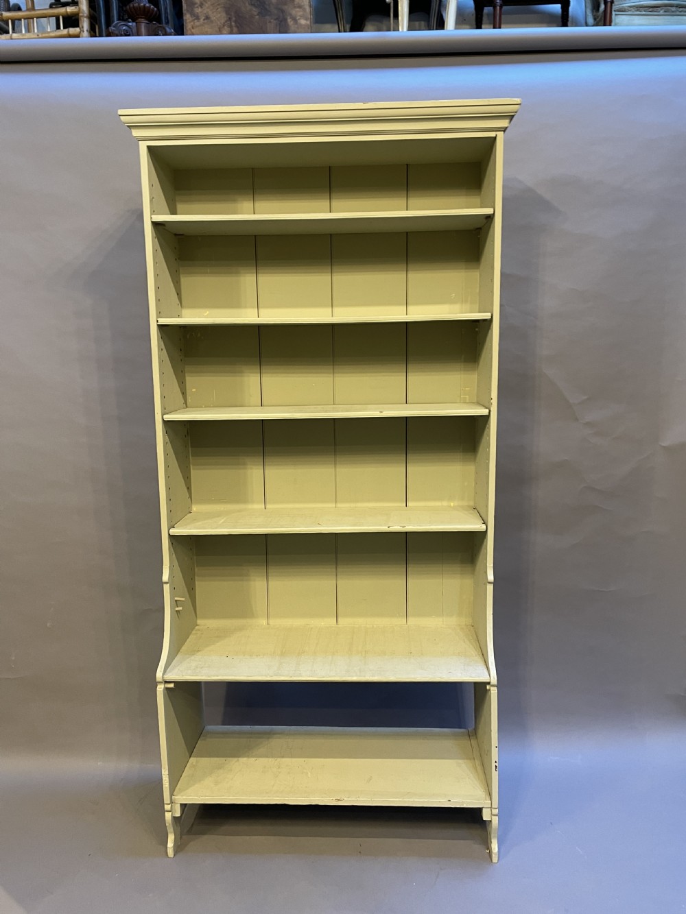 Vintage Waterfall Bookcase View VI