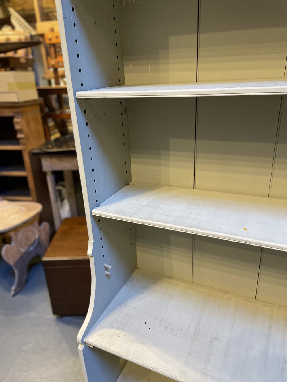 Vintage Waterfall Bookcase View IX