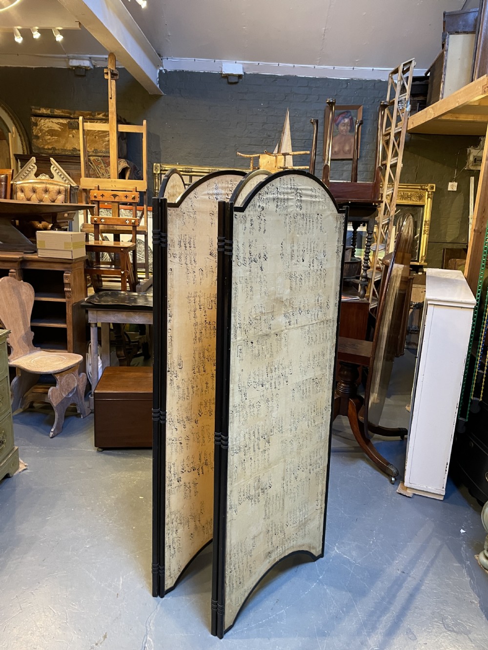 Japanese folding screen View VII
