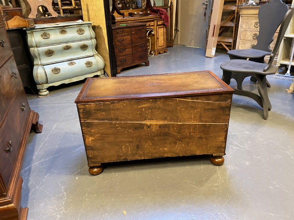 C19th mahogany low chest View VIII