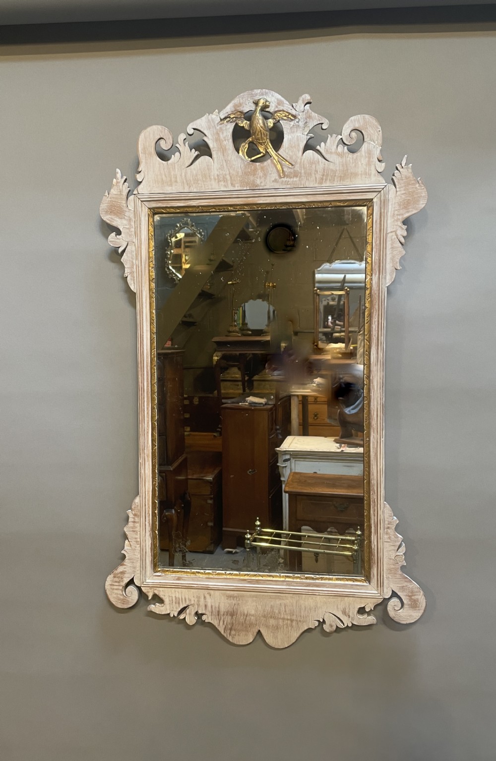 George III fret cut pier mirror