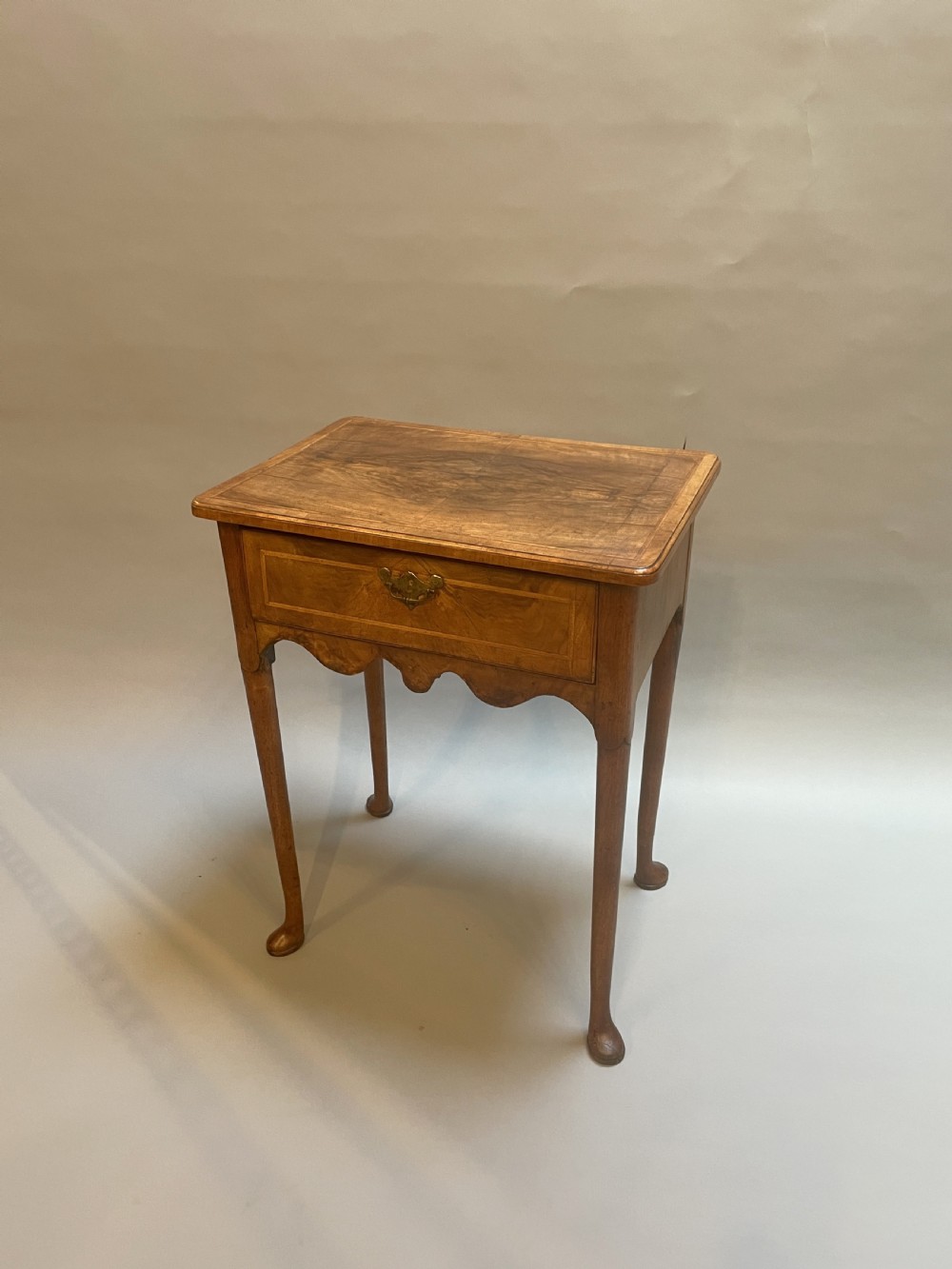 George III walnut side table