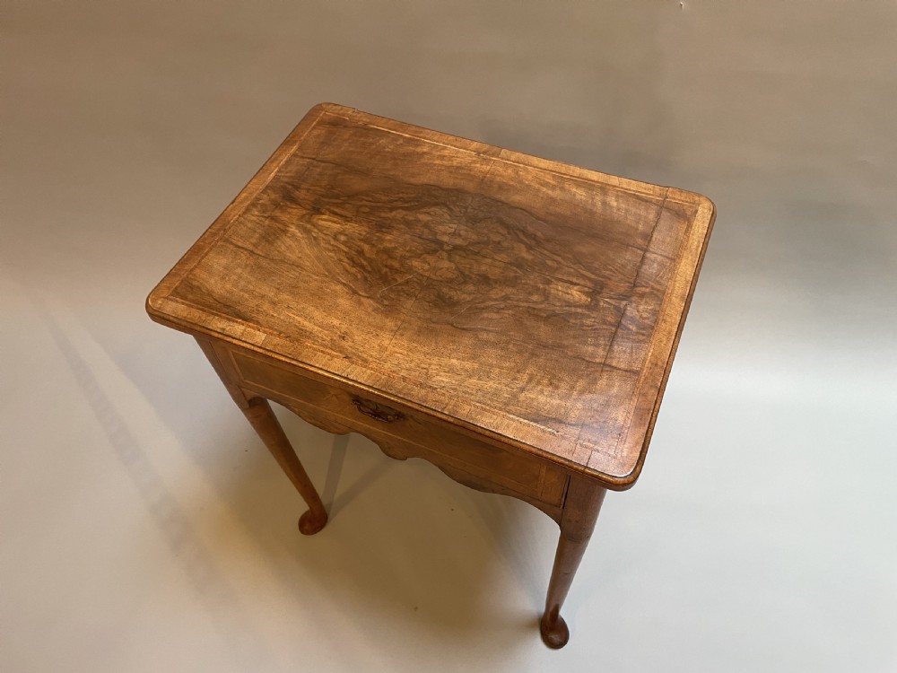 George III walnut side table View II
