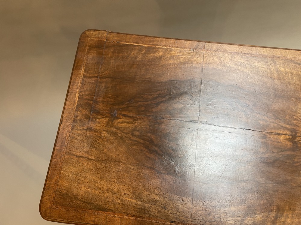 George III walnut side table View III