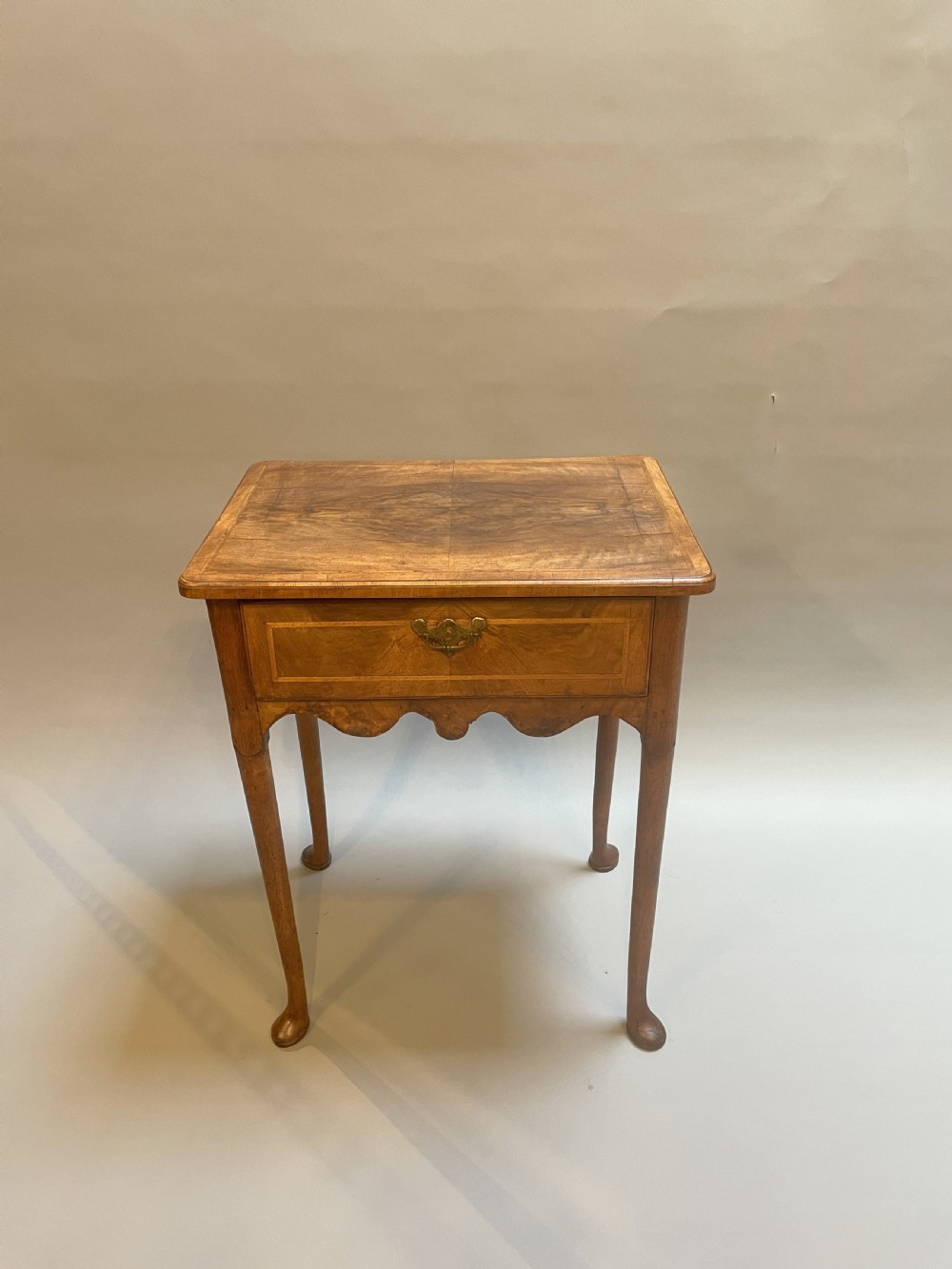 George III walnut side table View V