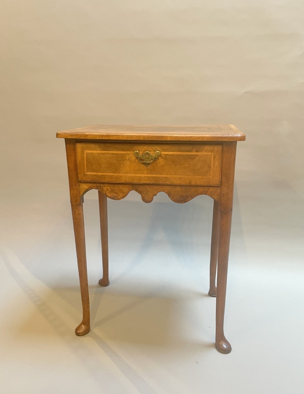 George III walnut side table View VI