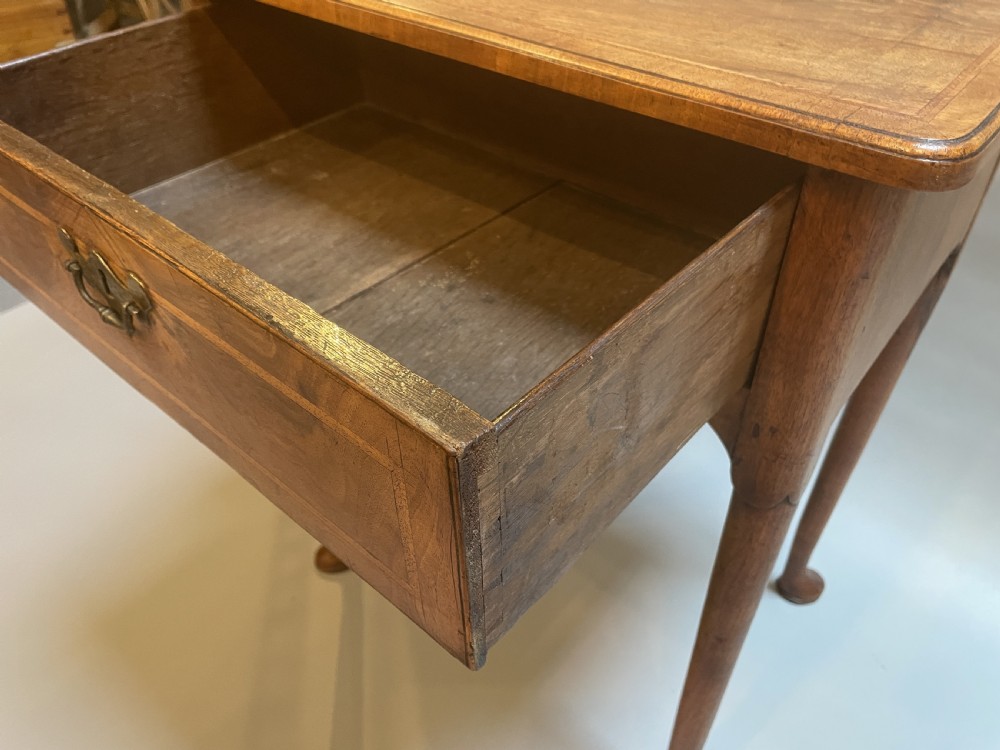 George III walnut side table View VII