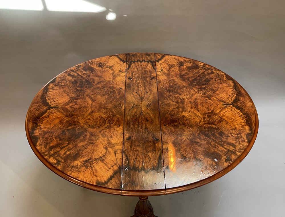 Victorian burr walnut sutherland table View V