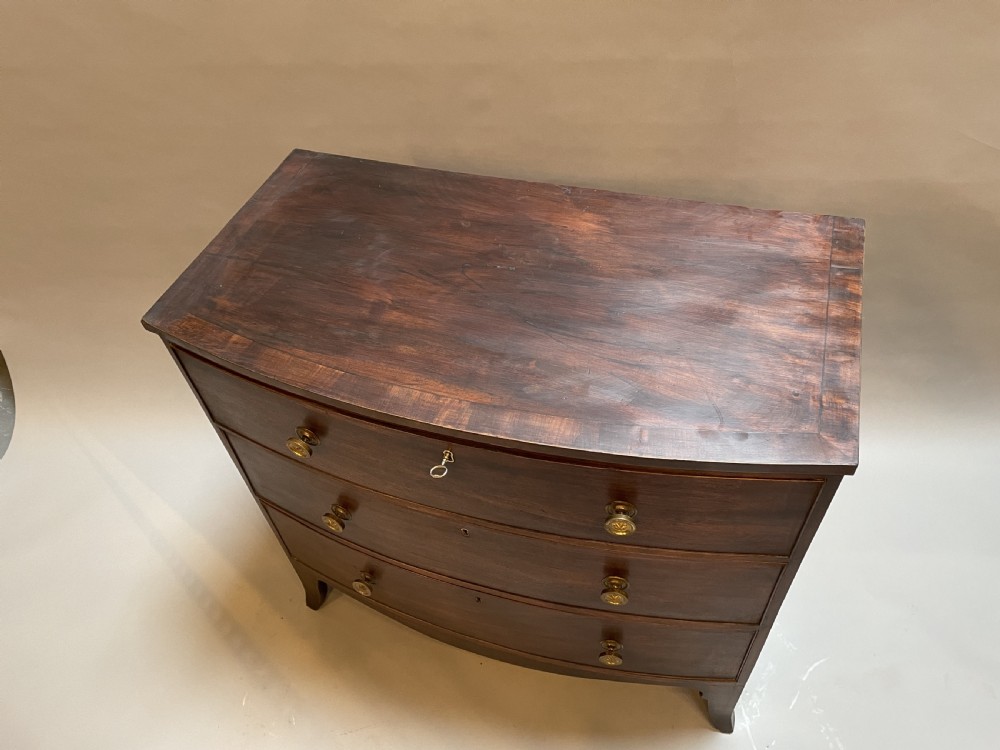 regency bow chest of drawers View II