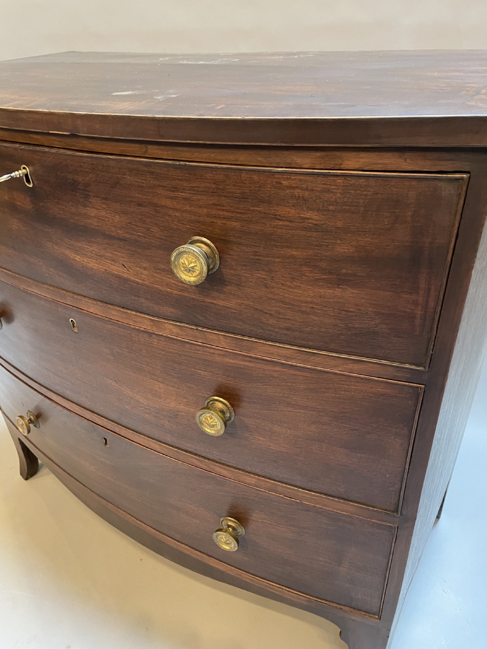 regency bow chest of drawers View IV