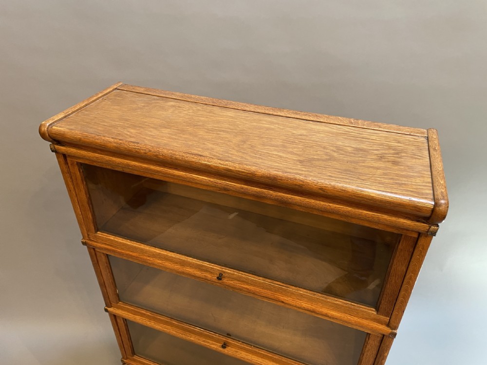 Globe Wernicke Oak Bookcase 120 View III