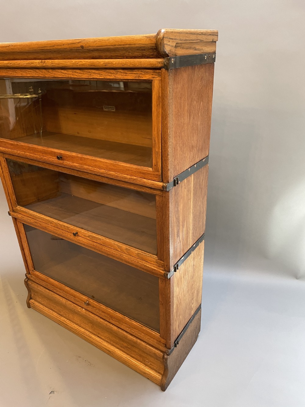 Globe Wernicke Oak Bookcase 125 View III