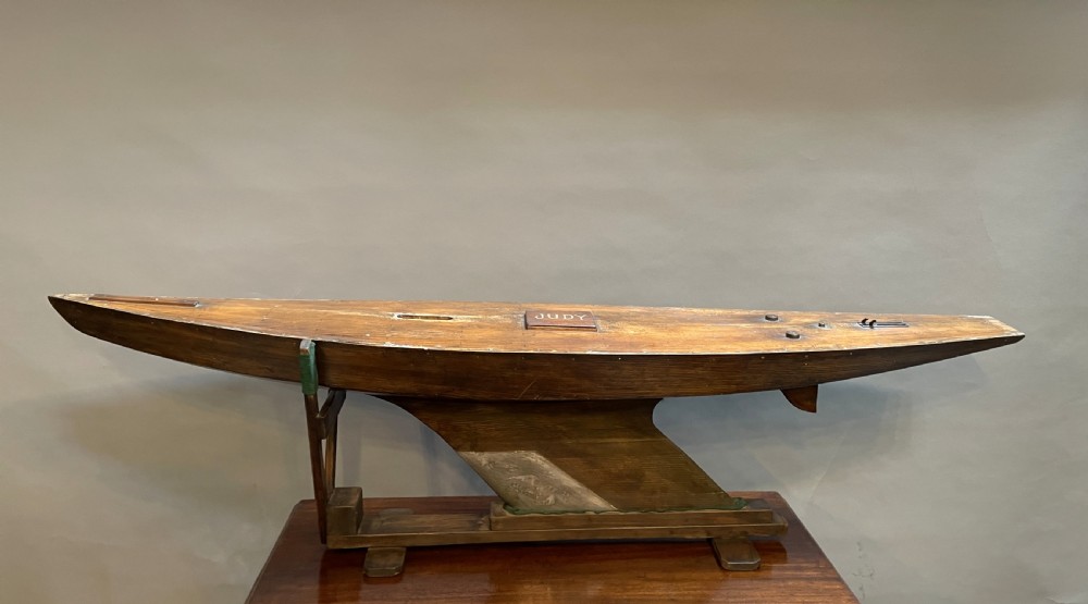 Large Vintage Pond Yacht