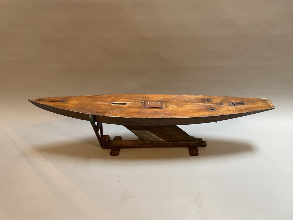 Large Vintage Pond Yacht View III