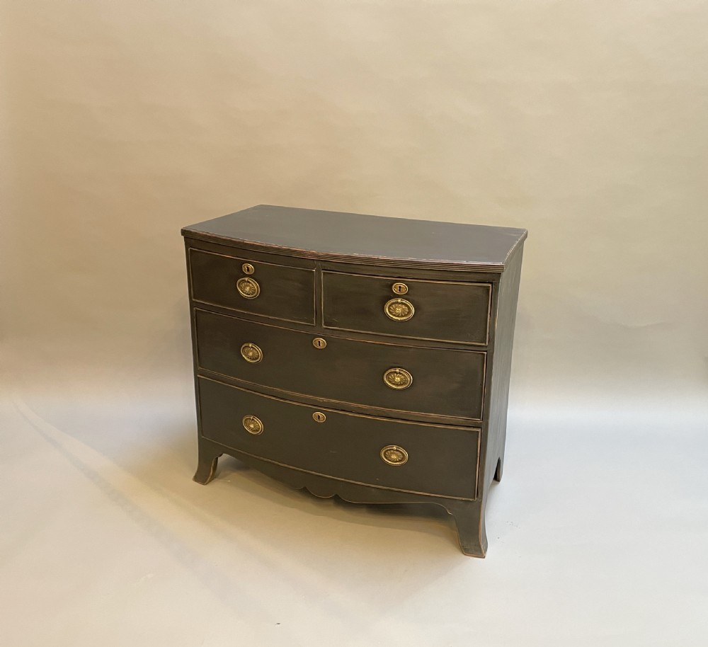George III Small Ebonised Chest of Drawers
