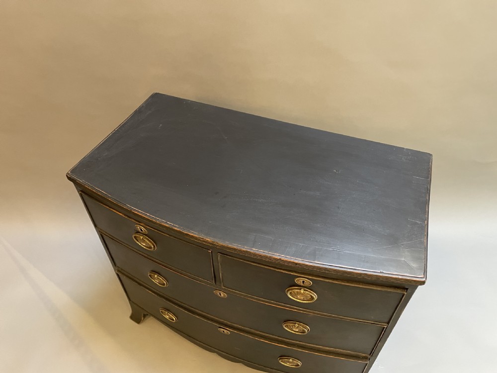 George III Small Ebonised Chest of Drawers View II