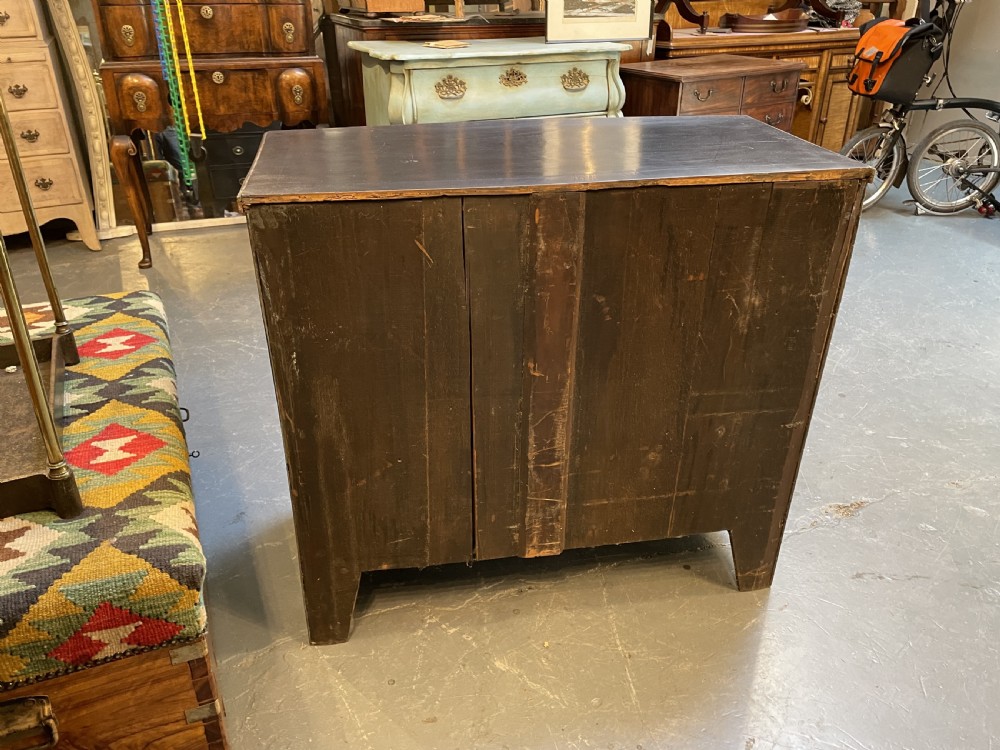 George III Small Ebonised Chest of Drawers View VII