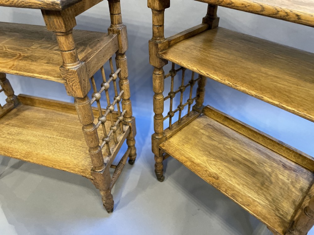 Pair Of Liberty Side Tables By Wyburd View X