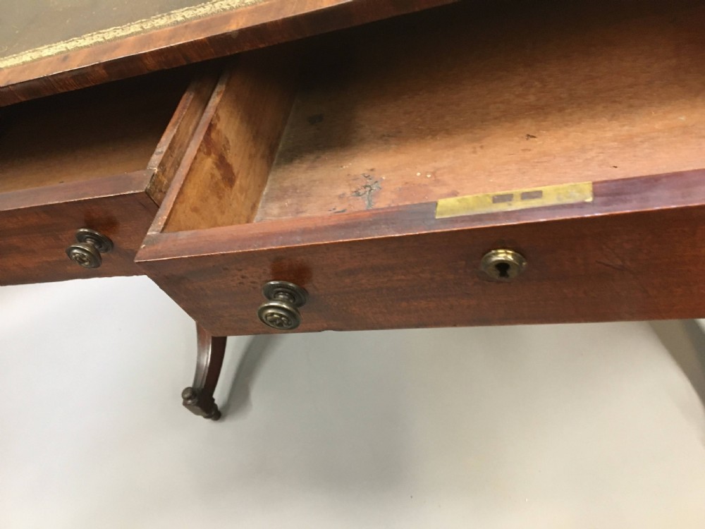 Regency Mahogany Writing Table View IV