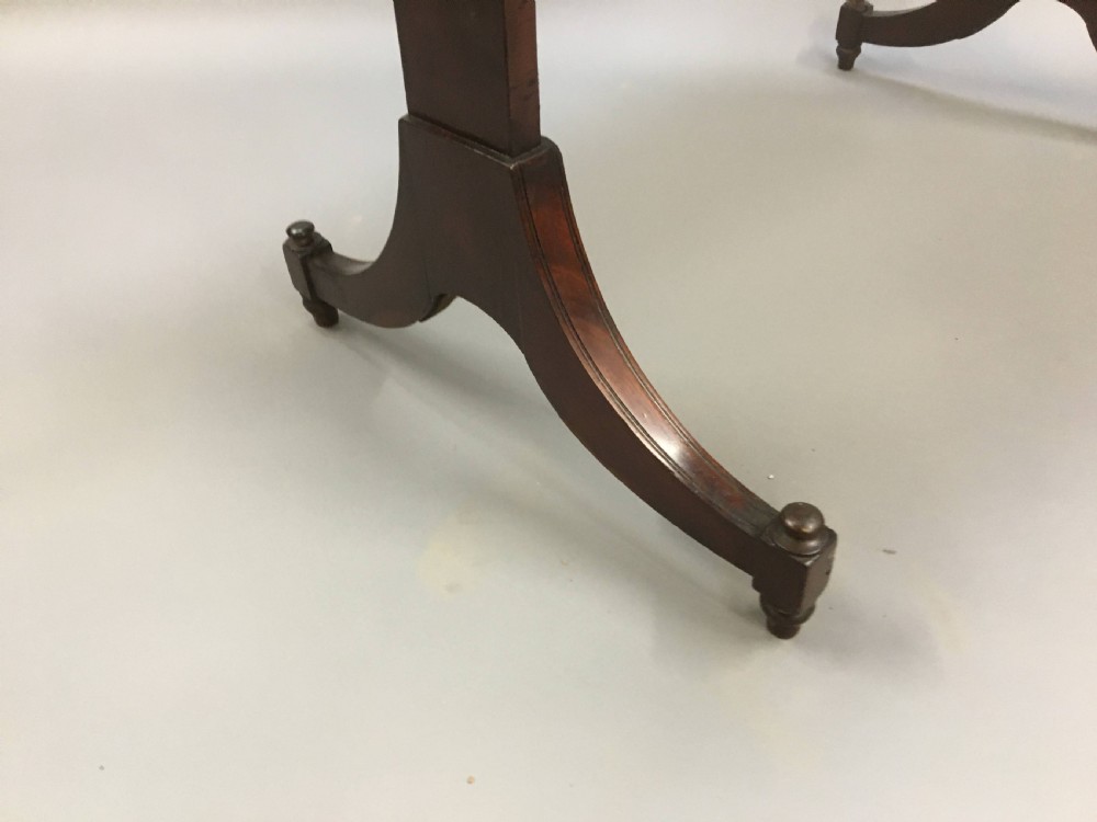 Regency Mahogany Writing Table View VII