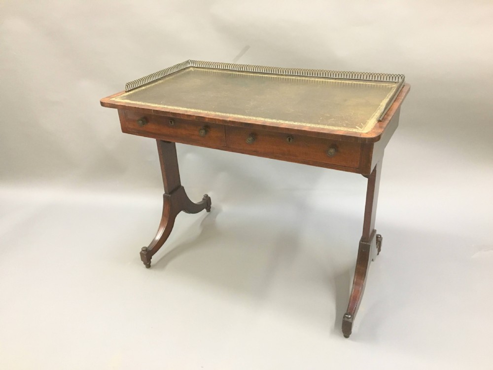 Regency Mahogany Writing Table View X