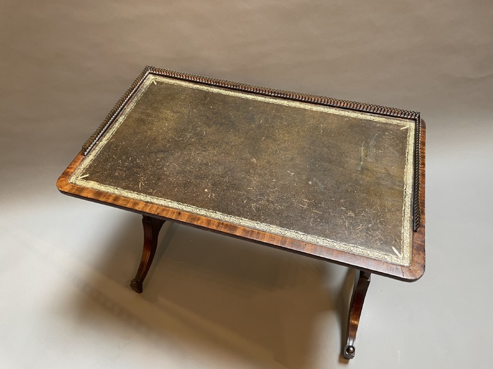 Regency Mahogany Writing Table View XIII