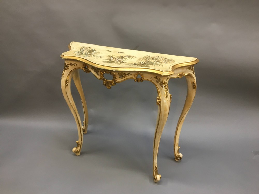 Italianate Lacquered Console Table