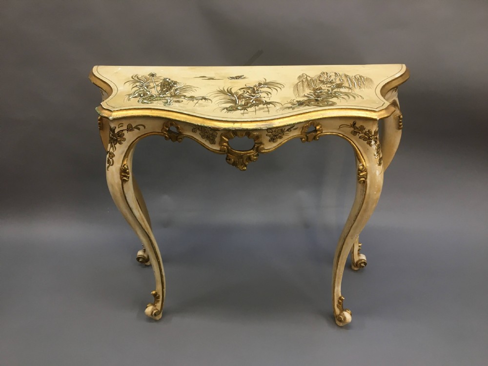 Italianate Lacquered Console Table View VI