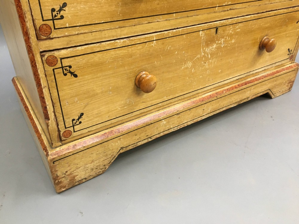 Victorian Painted Chest Of Drawers View XI