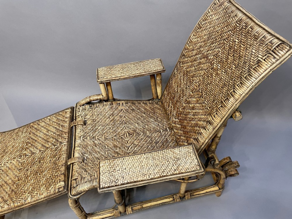 Bamboo Conservatory Steamer Chair View III