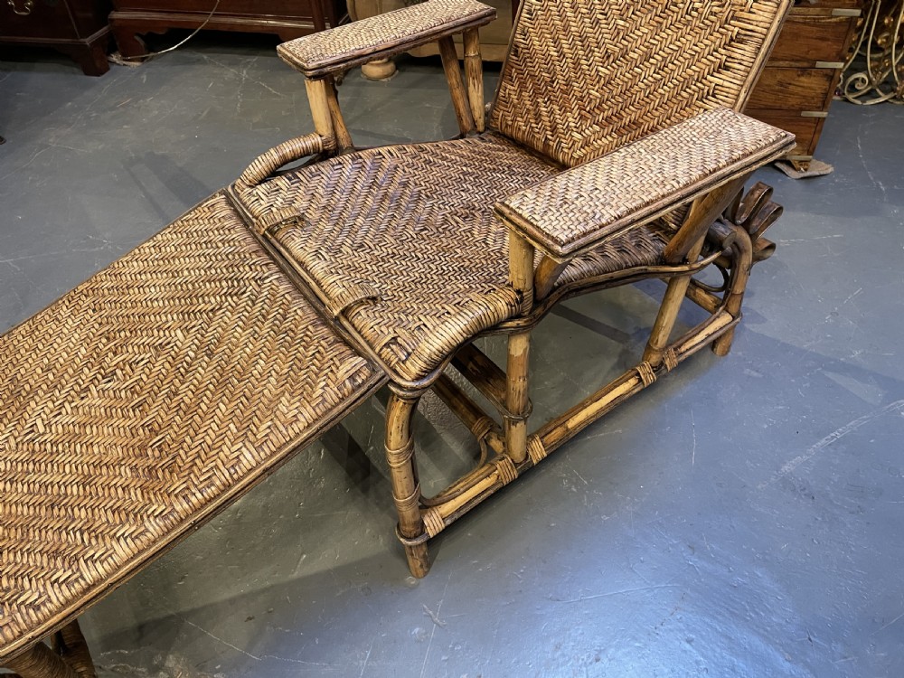 Bamboo Conservatory Steamer Chair View VI