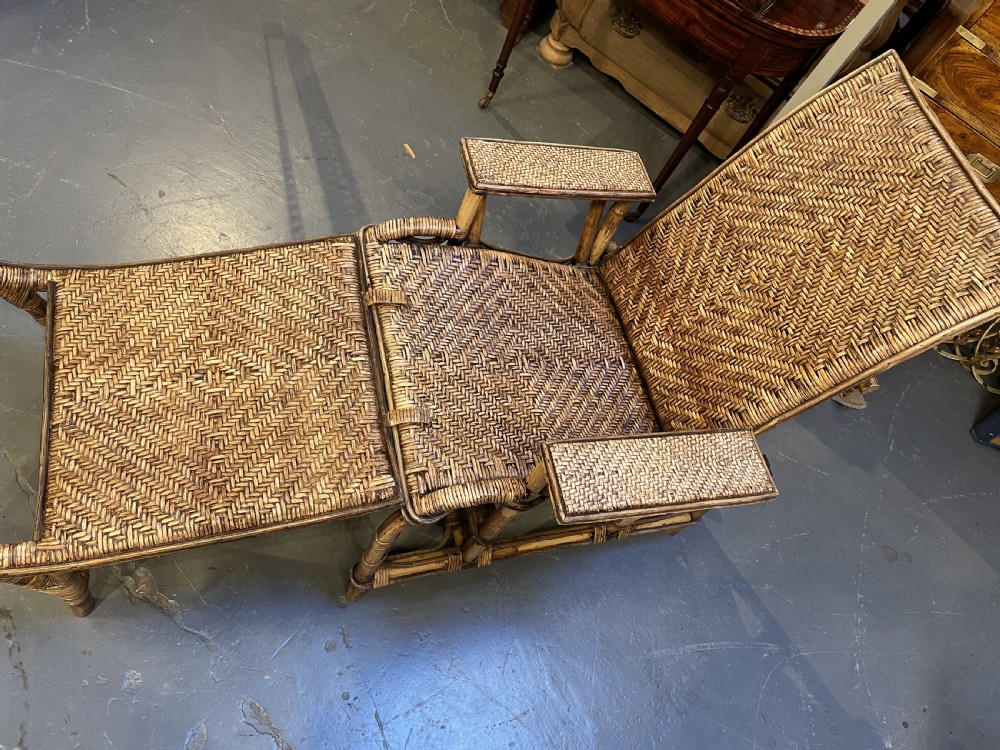 Bamboo Conservatory Steamer Chair View VIII