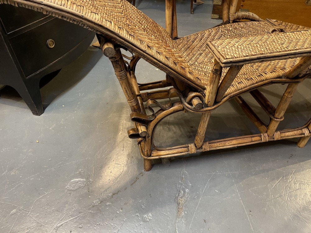 Bamboo Conservatory Steamer Chair View XI