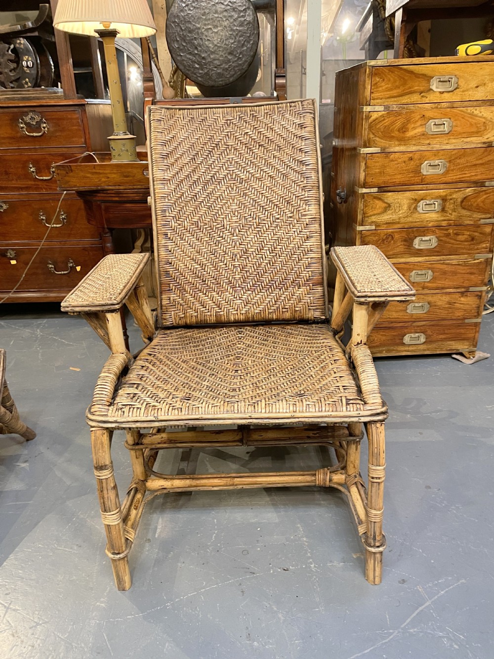 Bamboo Conservatory Steamer Chair View XIII
