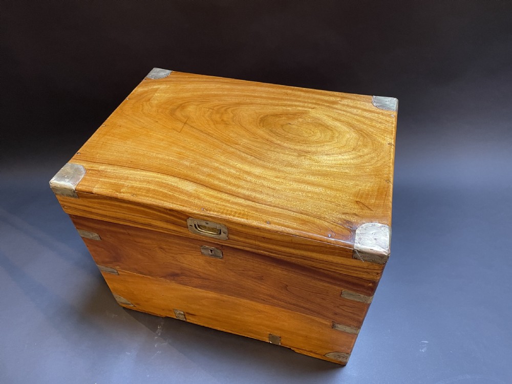 C19th Camphor Campaign Trunk View X