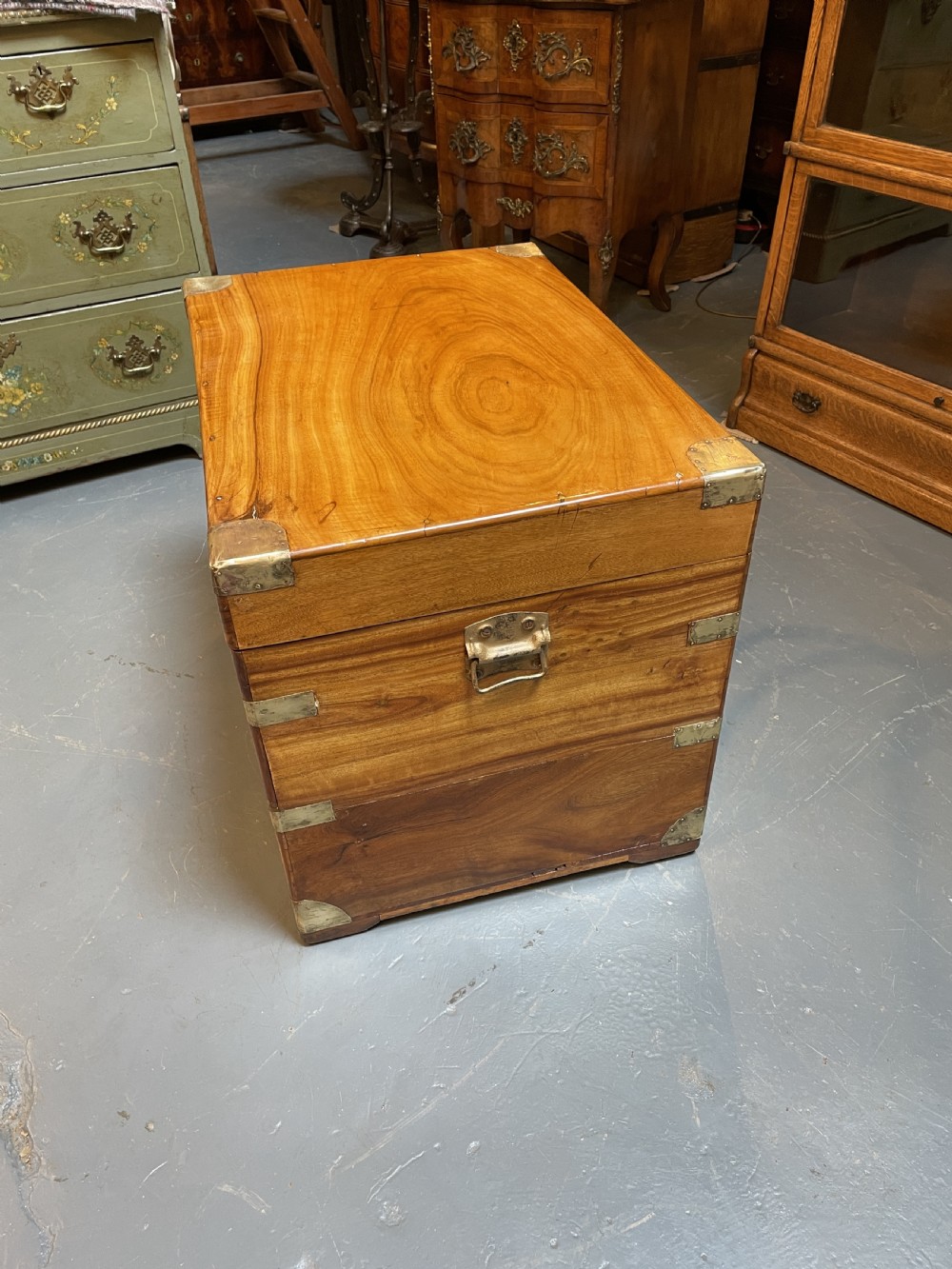 C19th Camphor Campaign Trunk View XIII