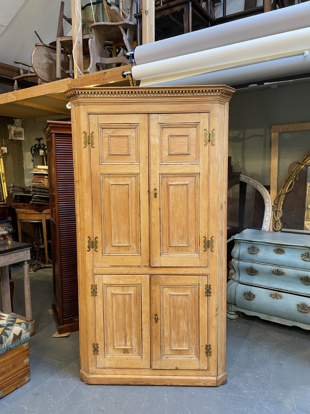 George III Pine Corner Cupboard View VI