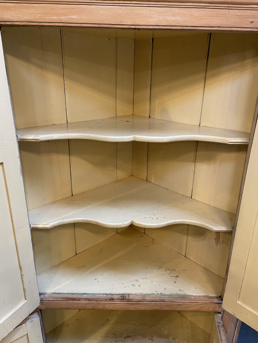 George III Pine Corner Cupboard View VIII