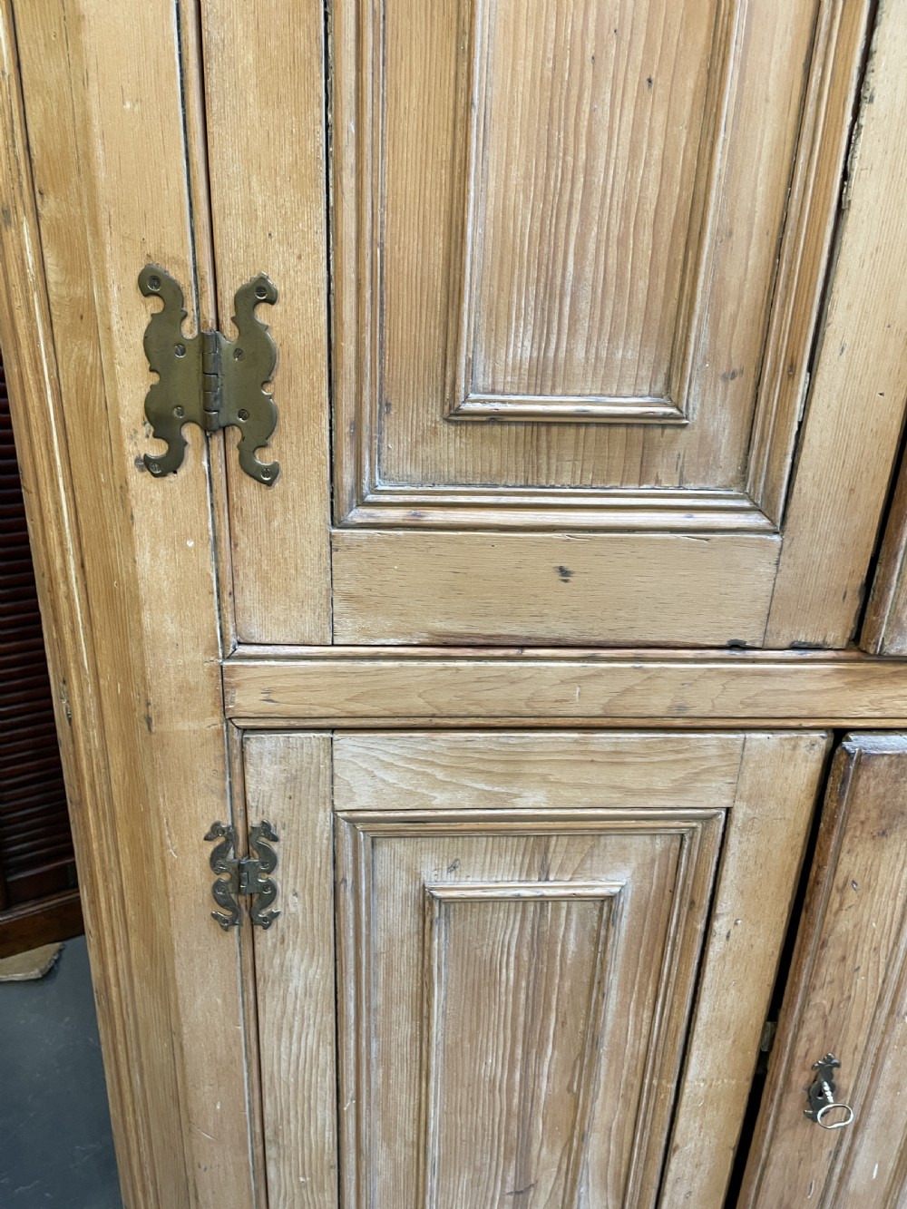 George III Pine Corner Cupboard View IX