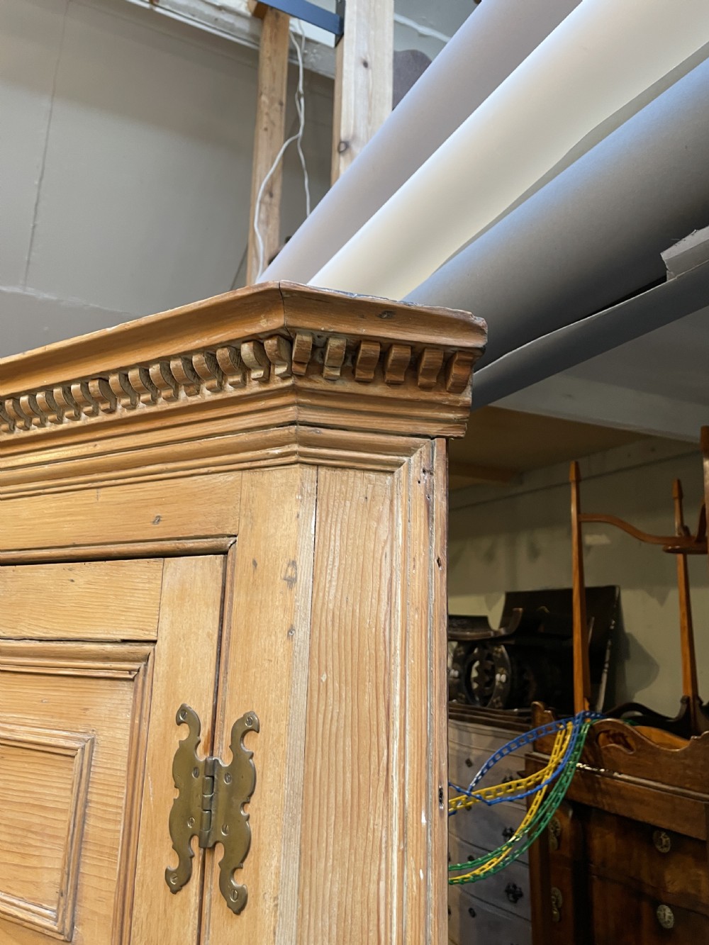 George III Pine Corner Cupboard View XV
