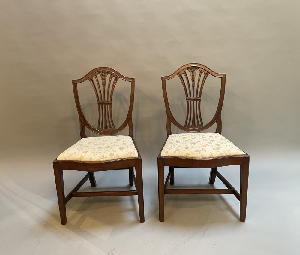 Pair Georgian Side Chairs View II
