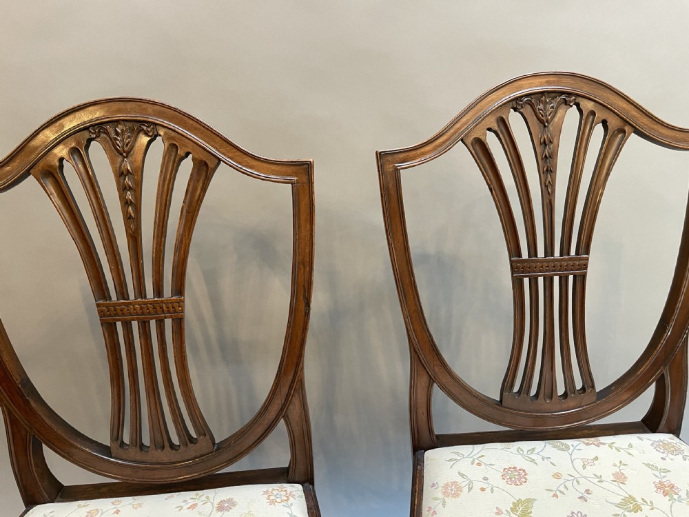 Pair Georgian Side Chairs View IV