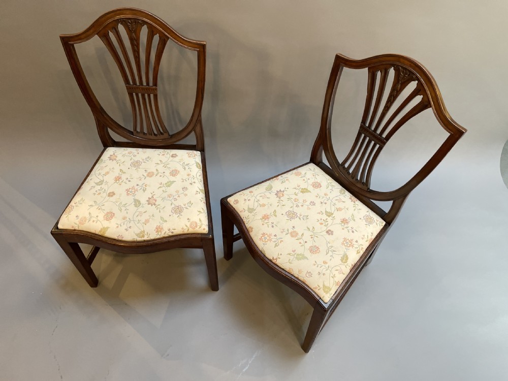 Pair Georgian Side Chairs View X