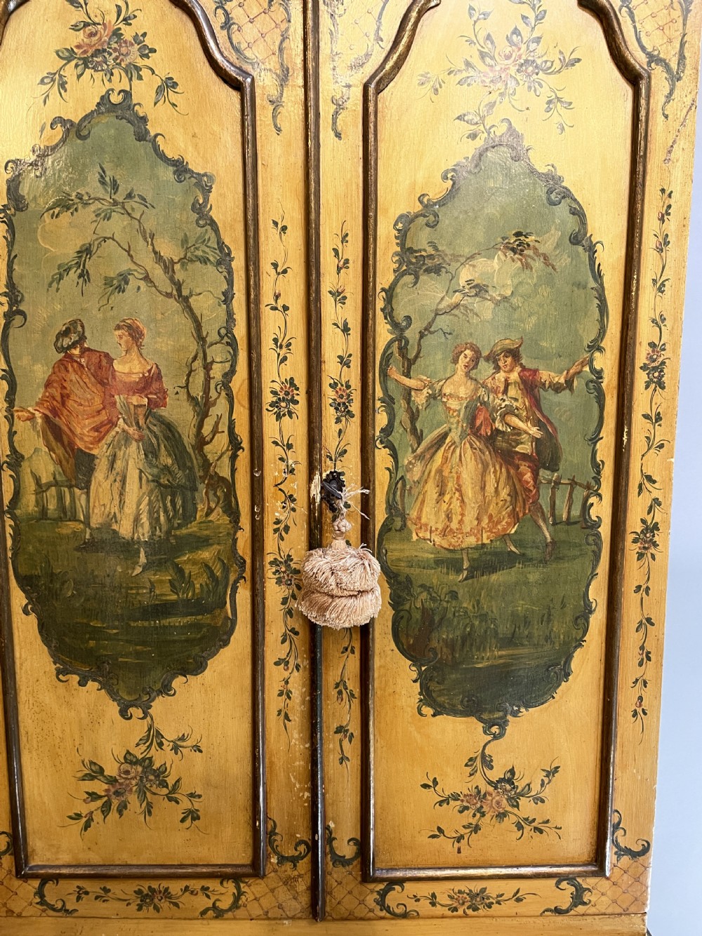 C18th Vernis Martin Style Bureau-Bookcase View IX