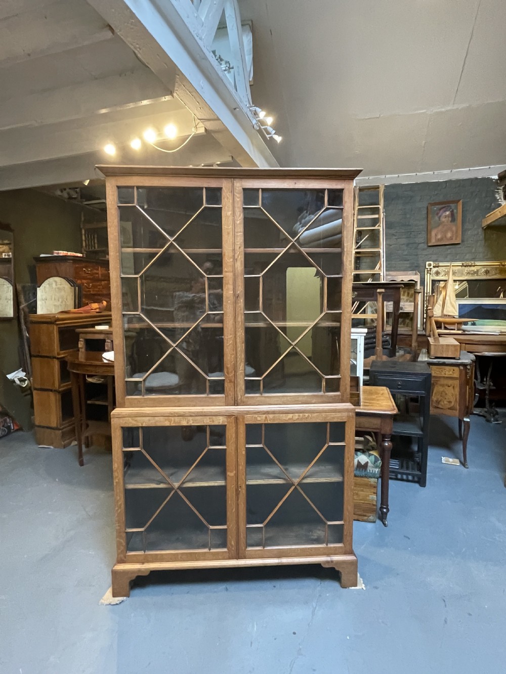 George III library bookcase View XII