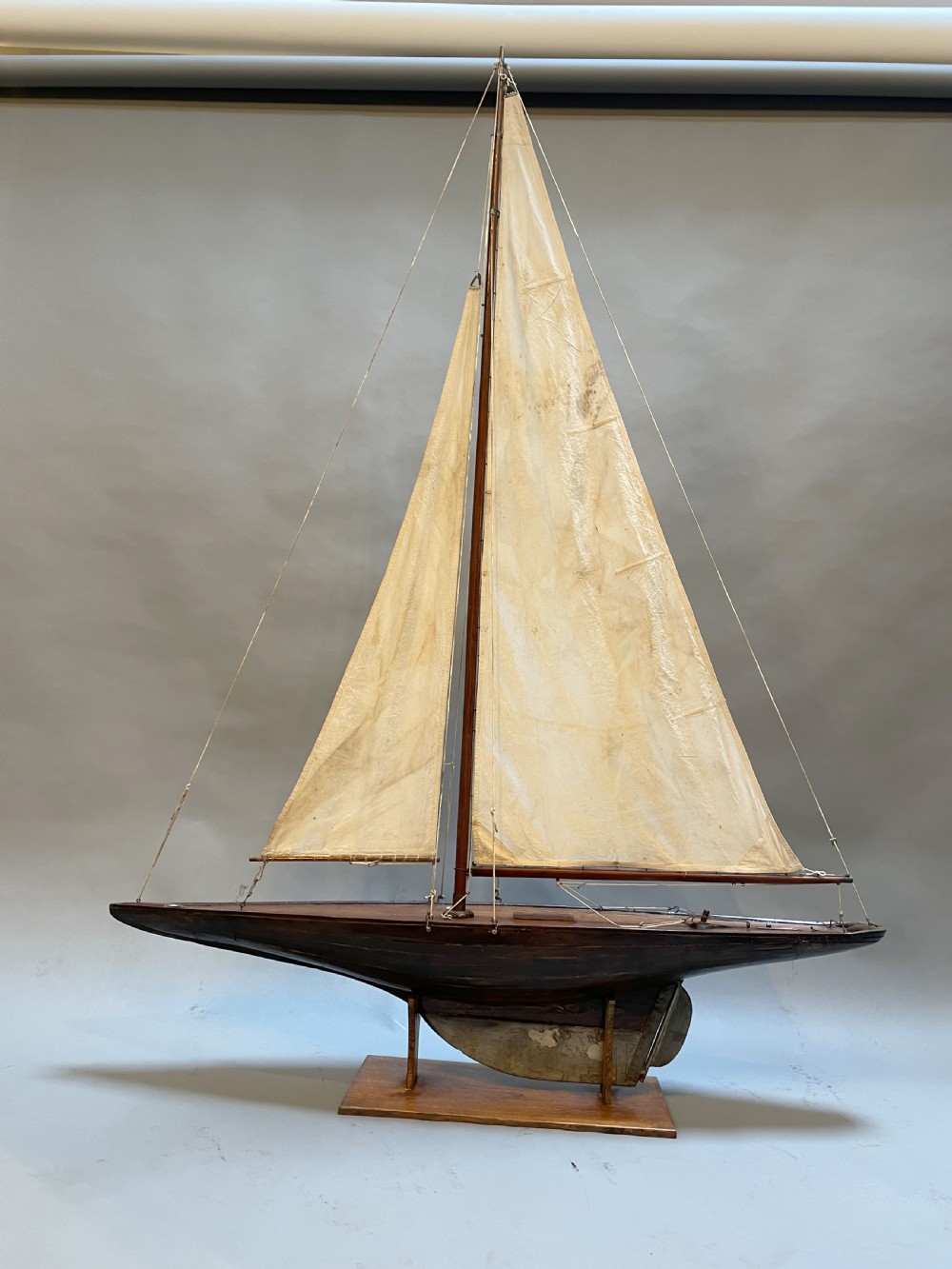 vintage mahogany pond yacht View II